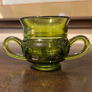 Vintage Unique Green Glass Piece